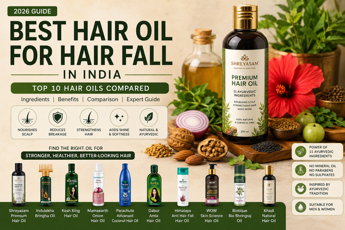 Best Hair Oil for Hair Fall in India (2026): Top 10 Hair Oils Compared